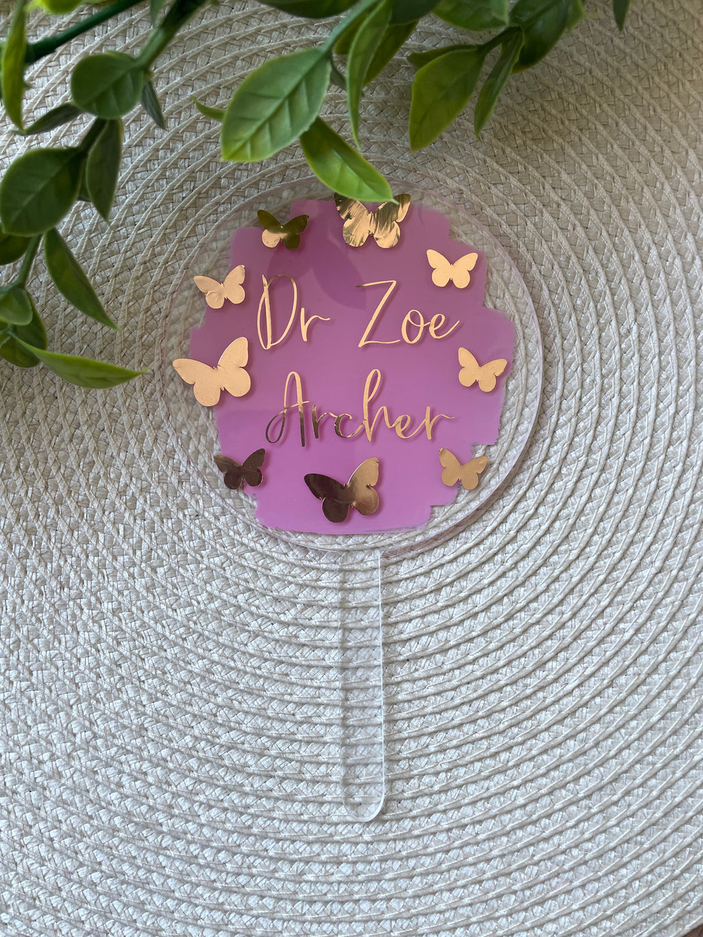 Personalised Cake Topper