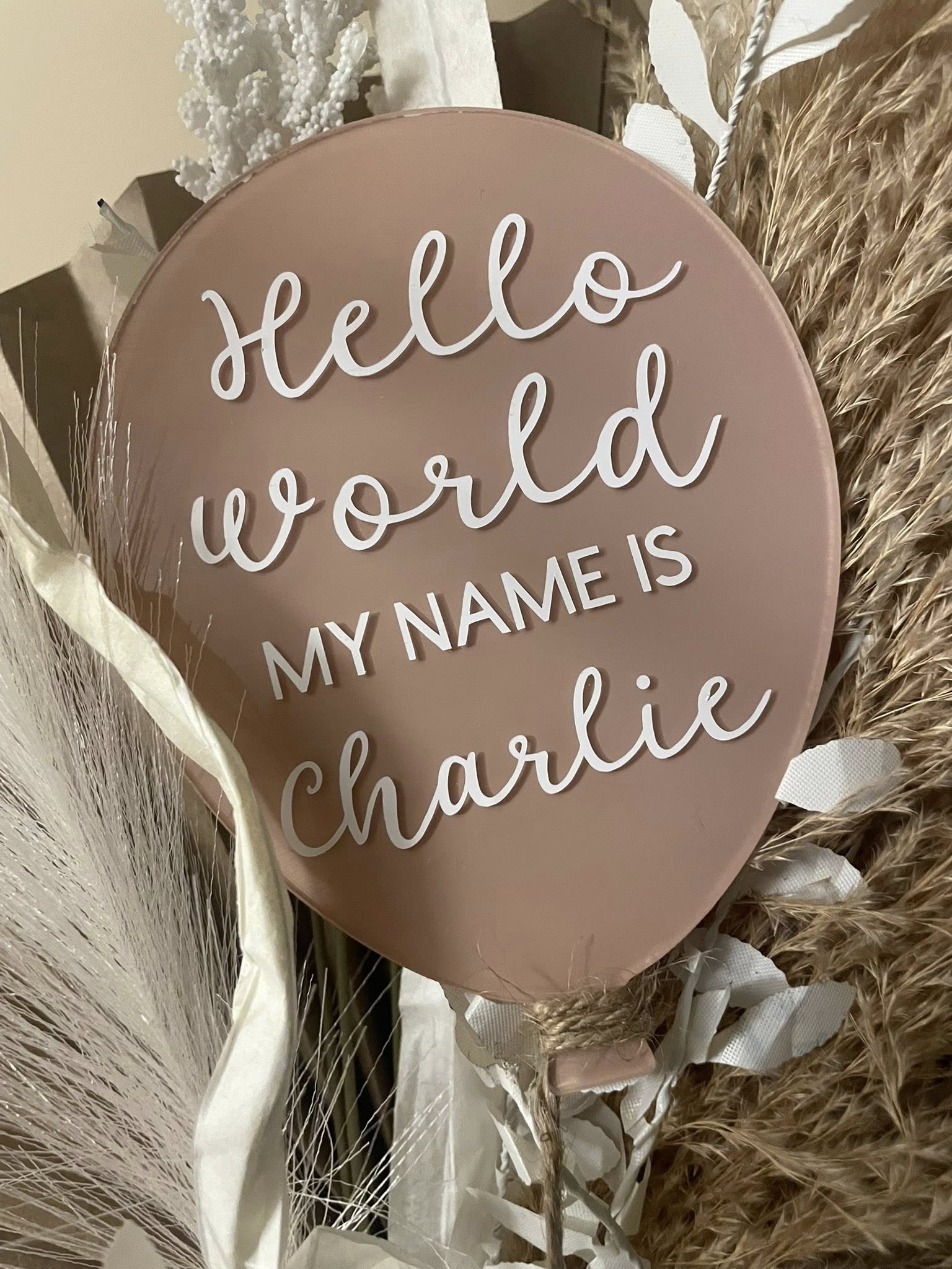 Personalised Birth Announcement Balloon