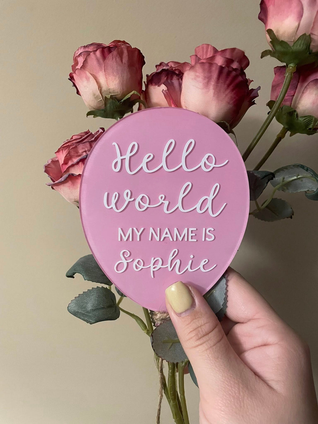 Personalised Birth Announcement Balloon