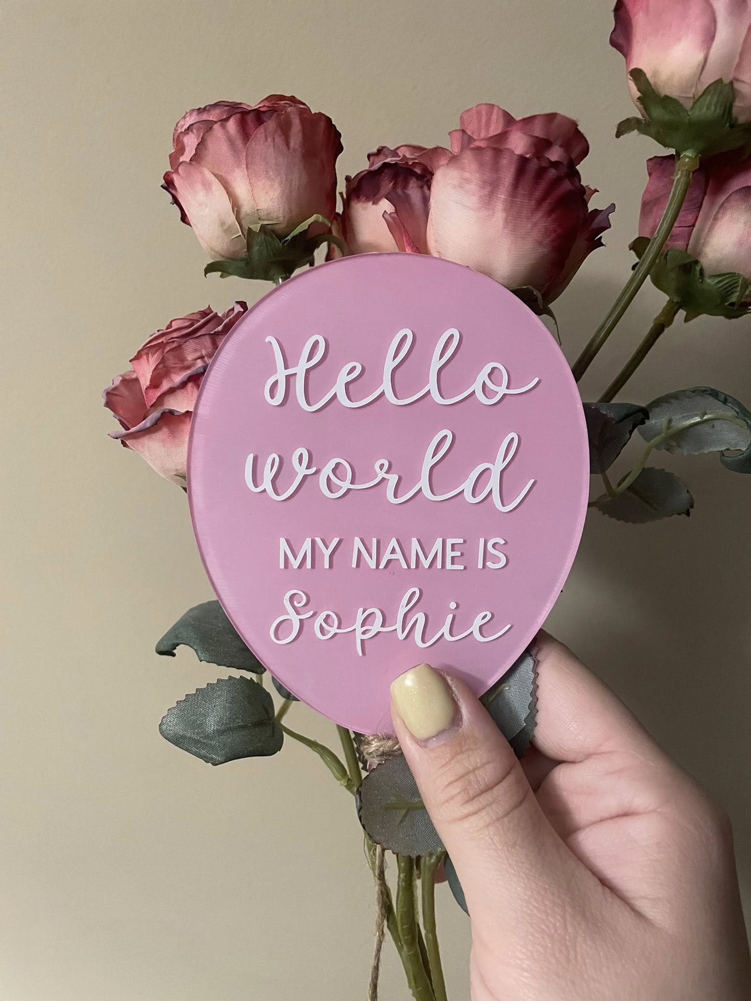 Personalised Birth Announcement Balloon