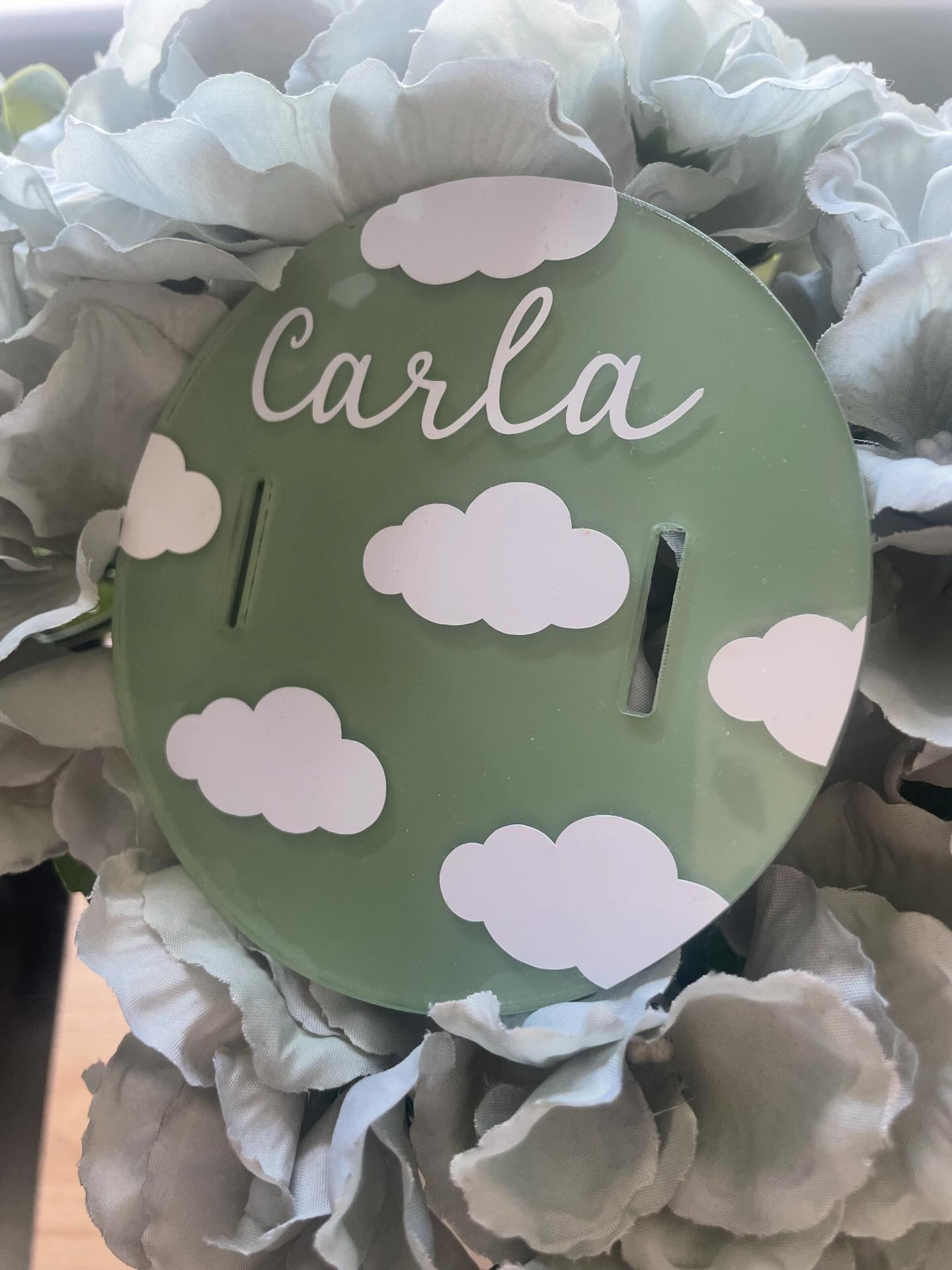 Personalised Acrylic Baby Bracelet Holder