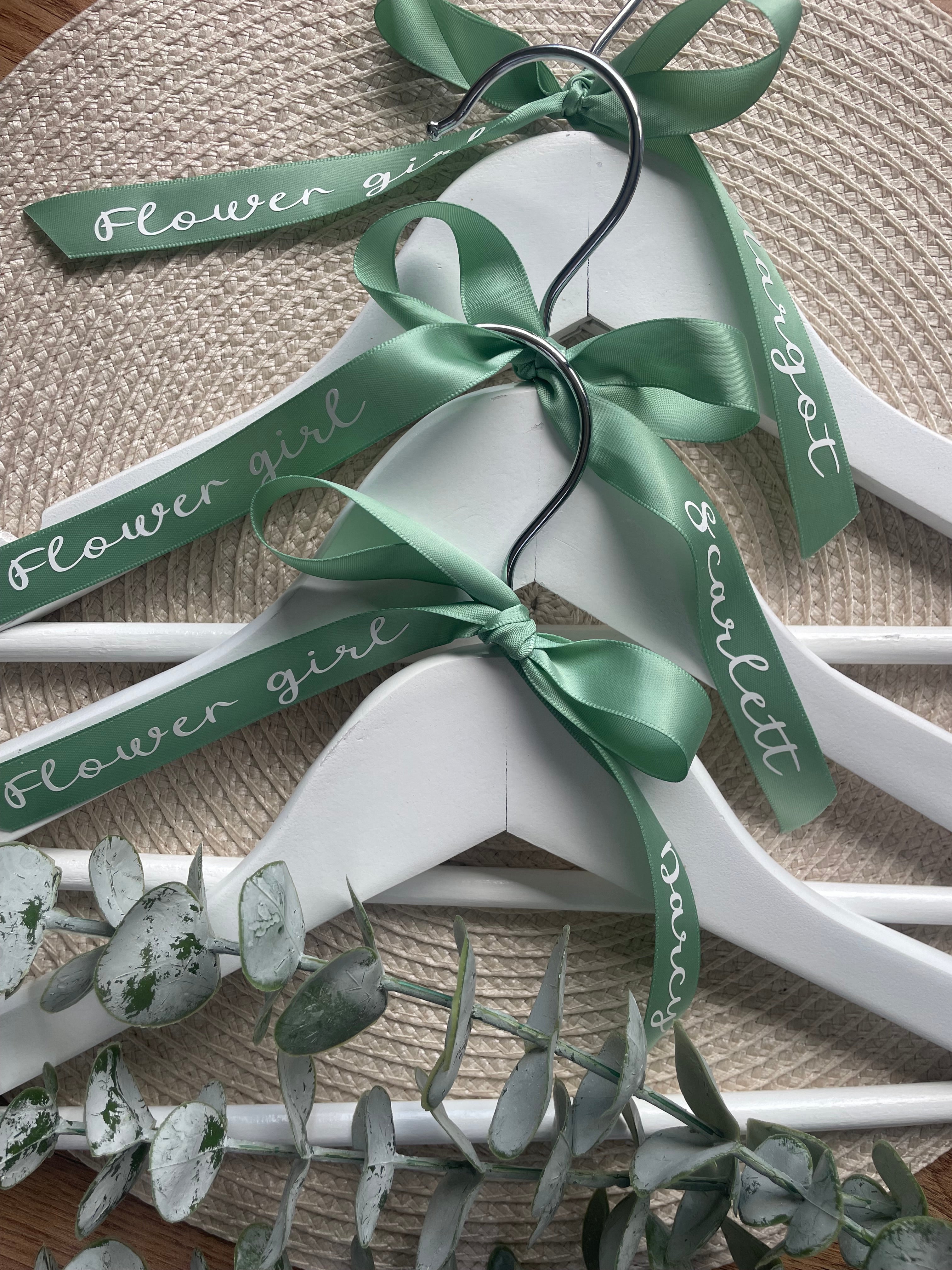 Personalised Flower Girl Hangers