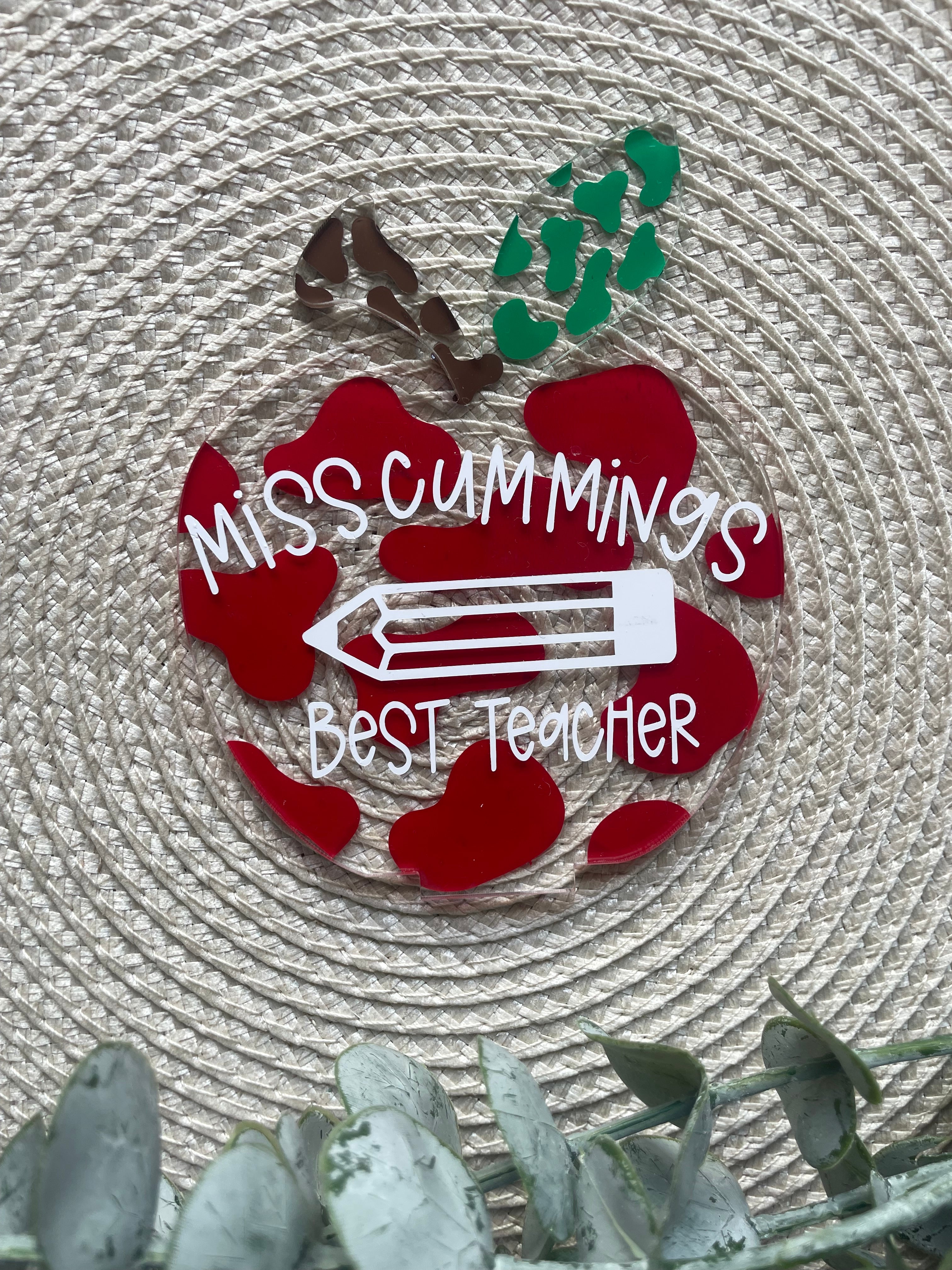 Personalised Teacher Desk Décor