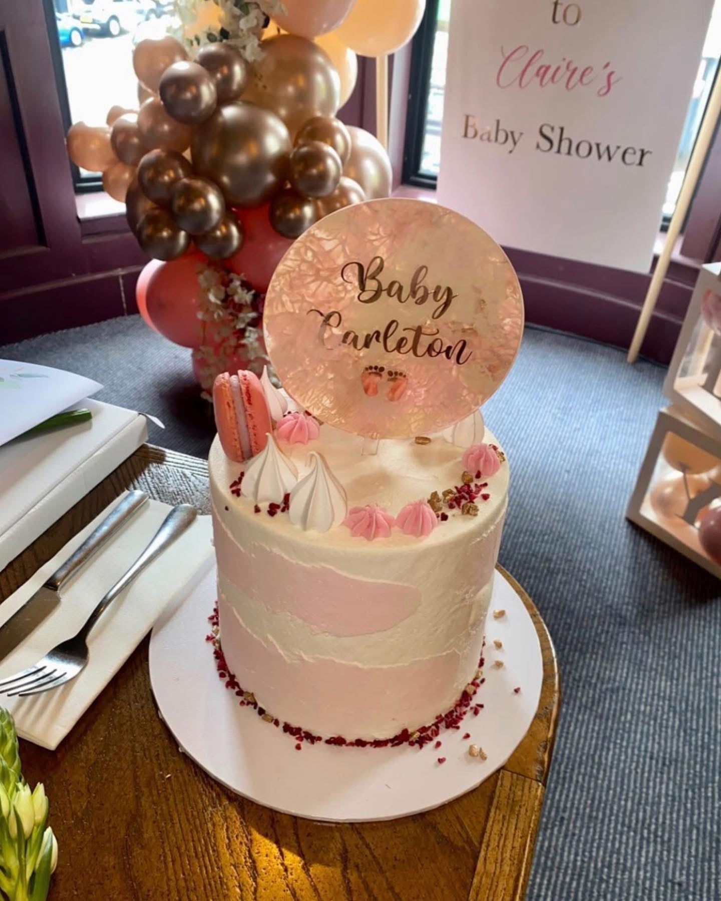 Marble Effect Cake Topper