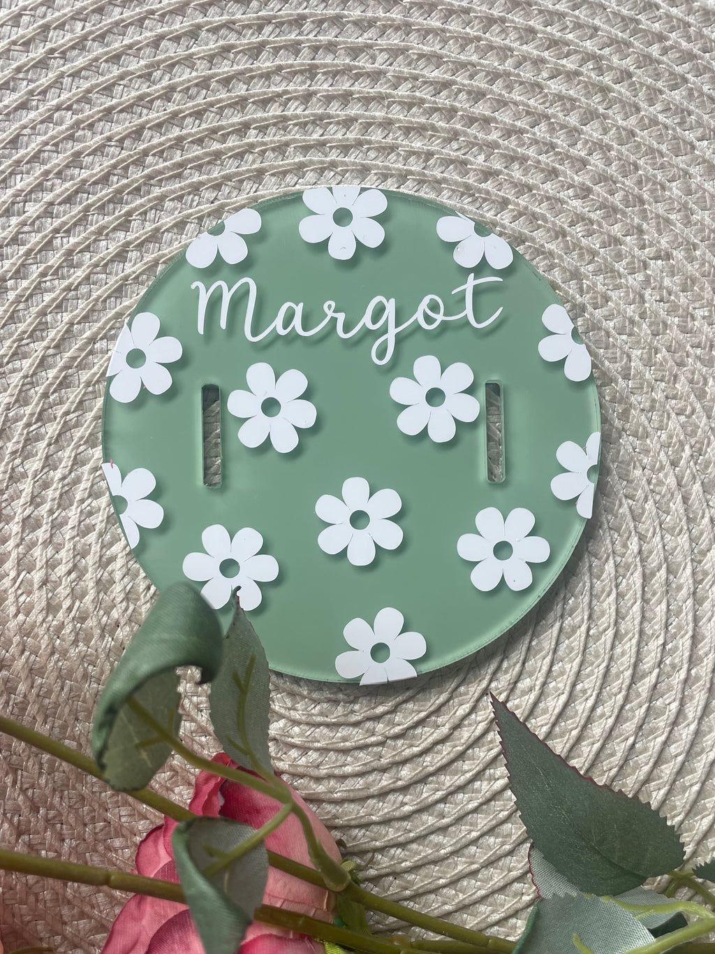 Personalised Acrylic Baby Bracelet Holder