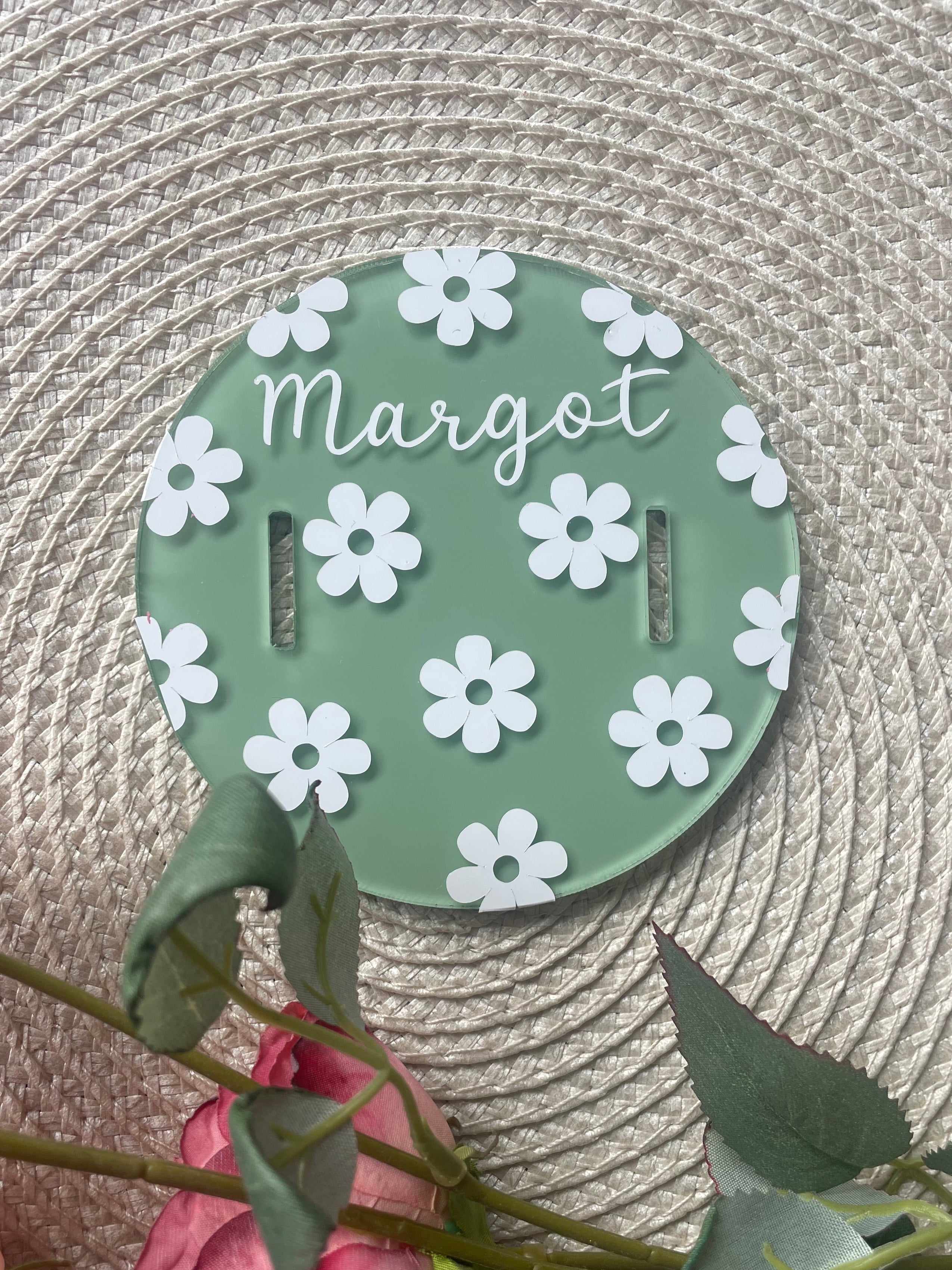 Personalised Acrylic Baby Bracelet Holder