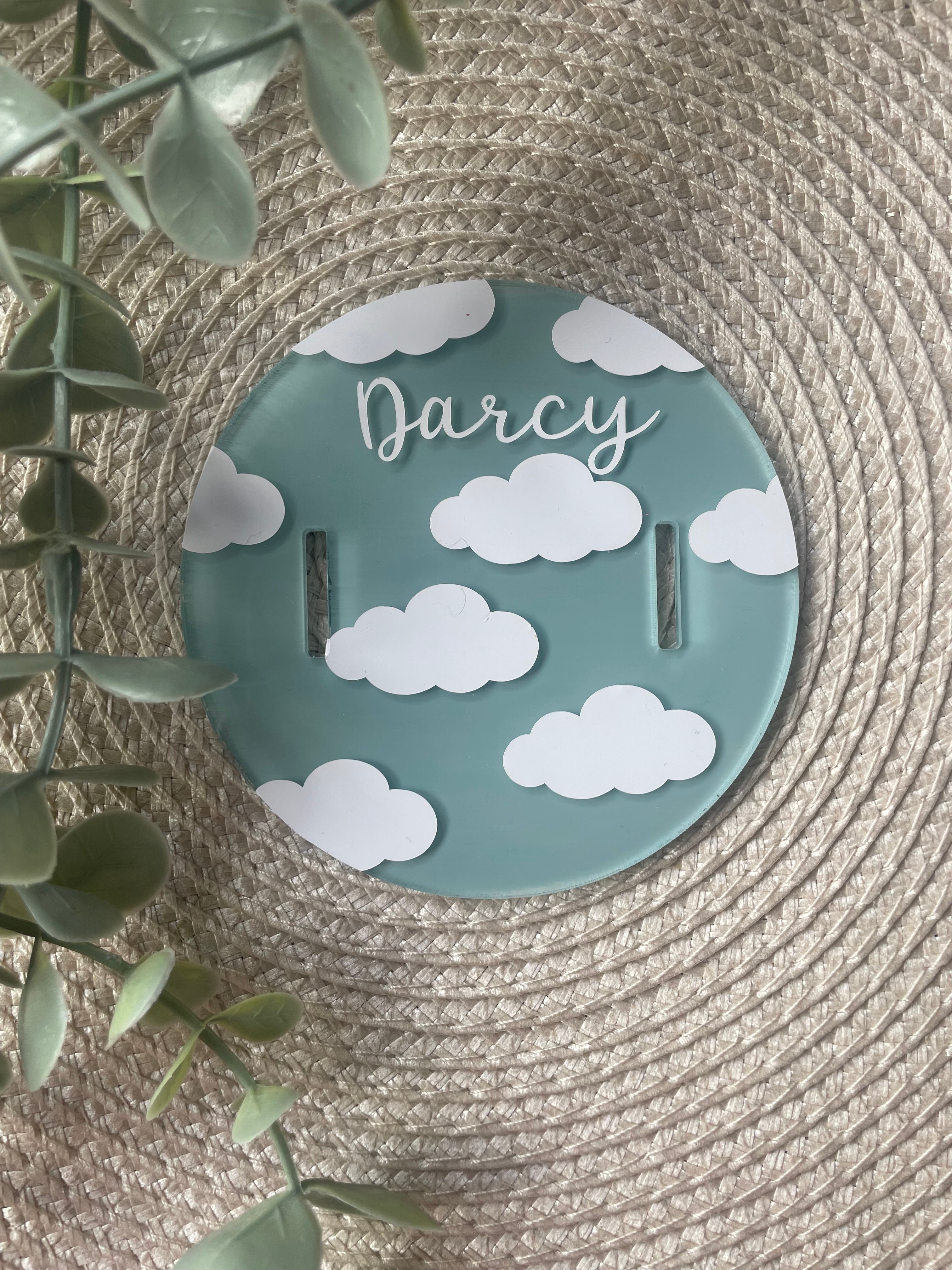 Personalised Acrylic Baby Bracelet Holder