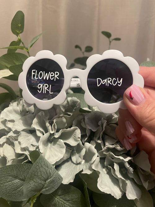 Flower Girl Personalised Sunglasses