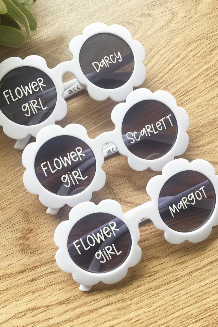 Flower Girl Personalised Sunglasses