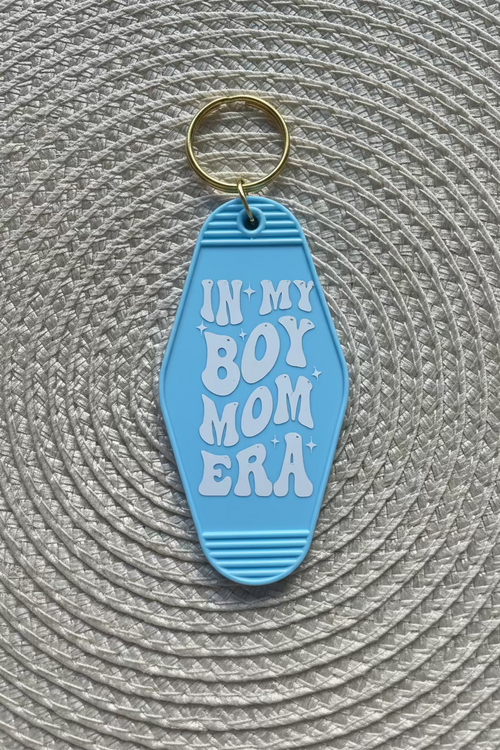 Boy Mom Era Motel Keyring