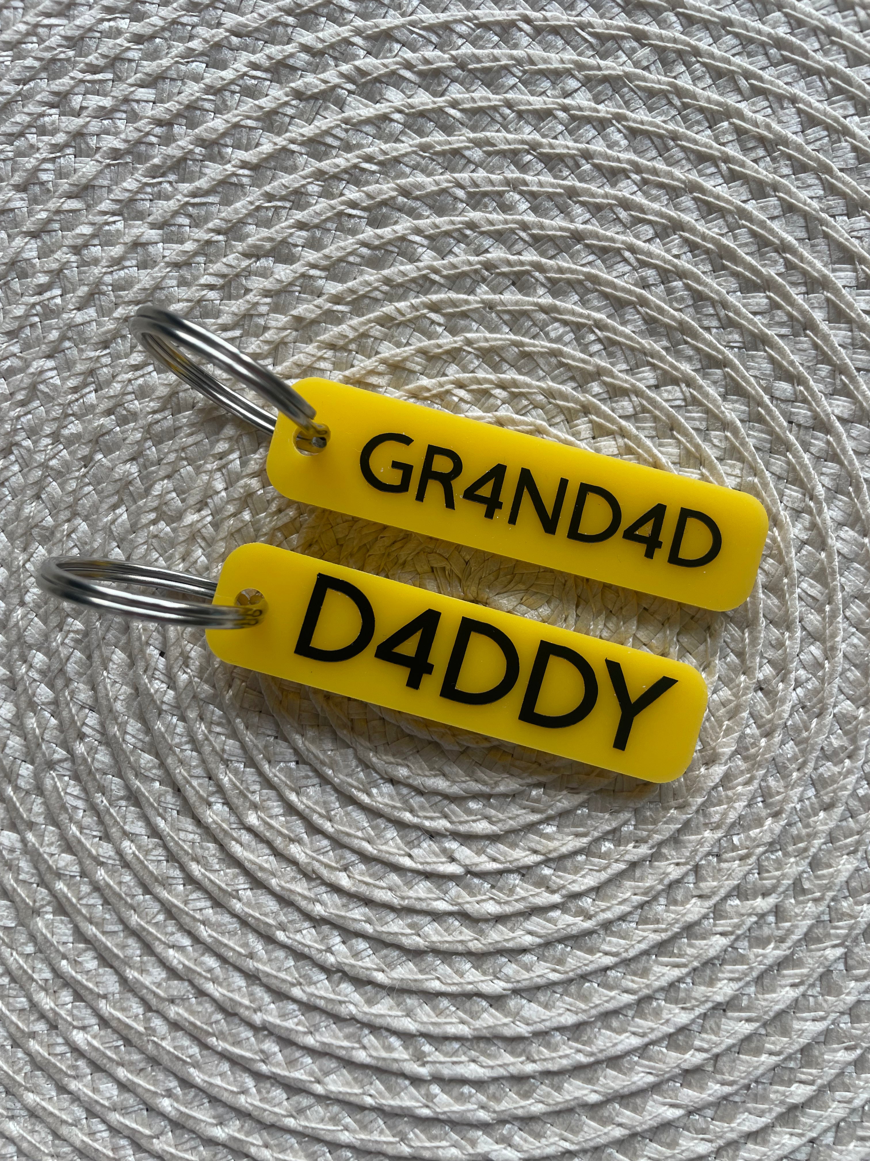 Personalised Licence Plate Keyring