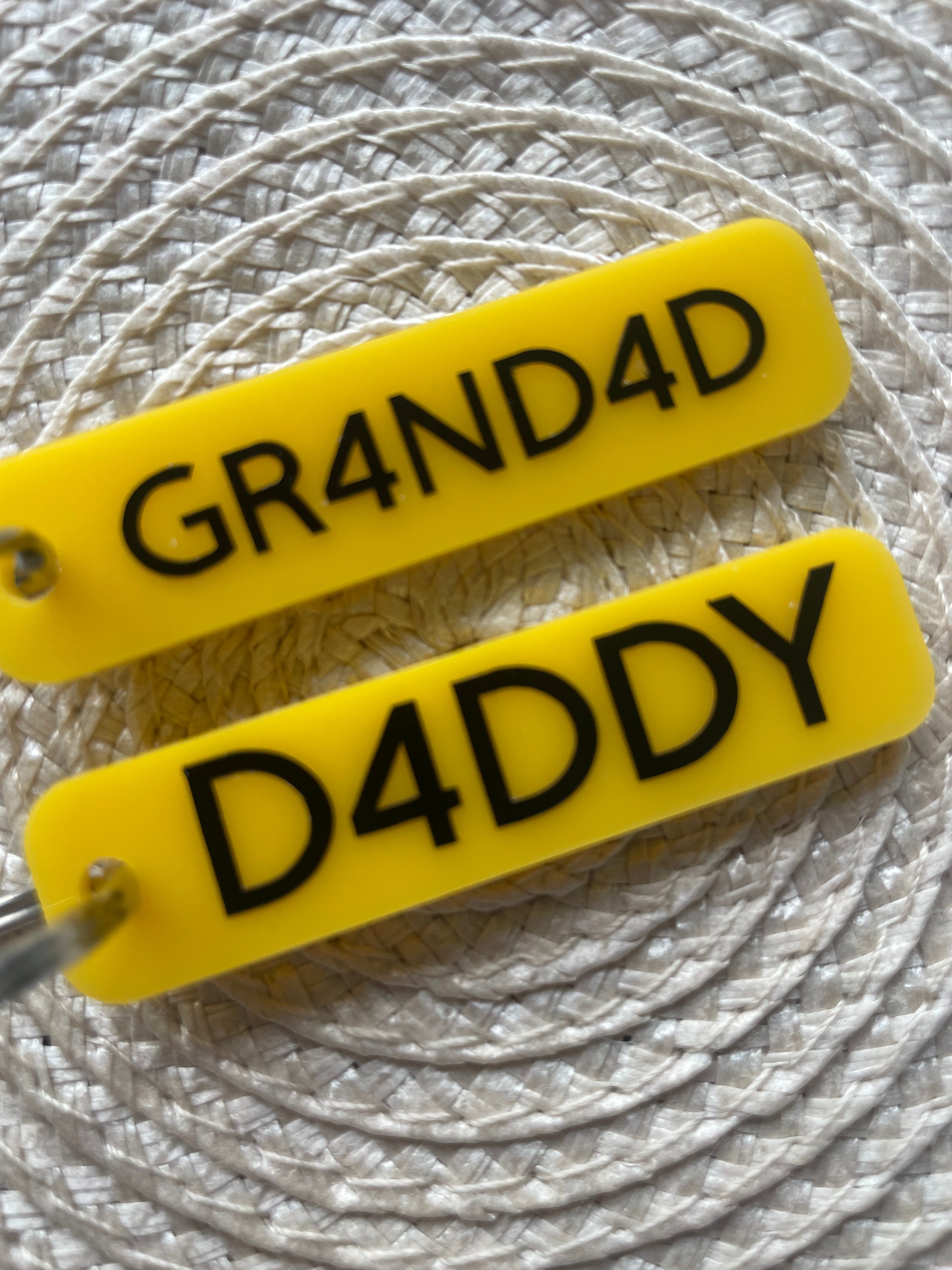 Personalised Licence Plate Keyring